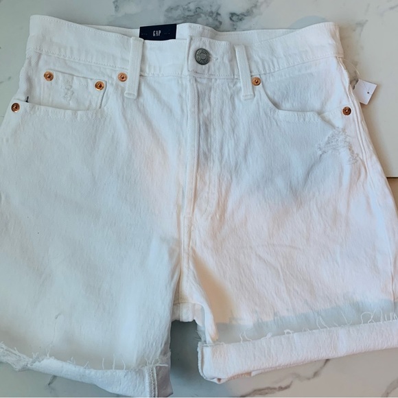 GAP Pants - GAP Denim White Shorts High Rise NWT